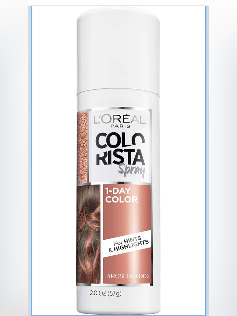 Colorista Rosegold hairspray- new 57g